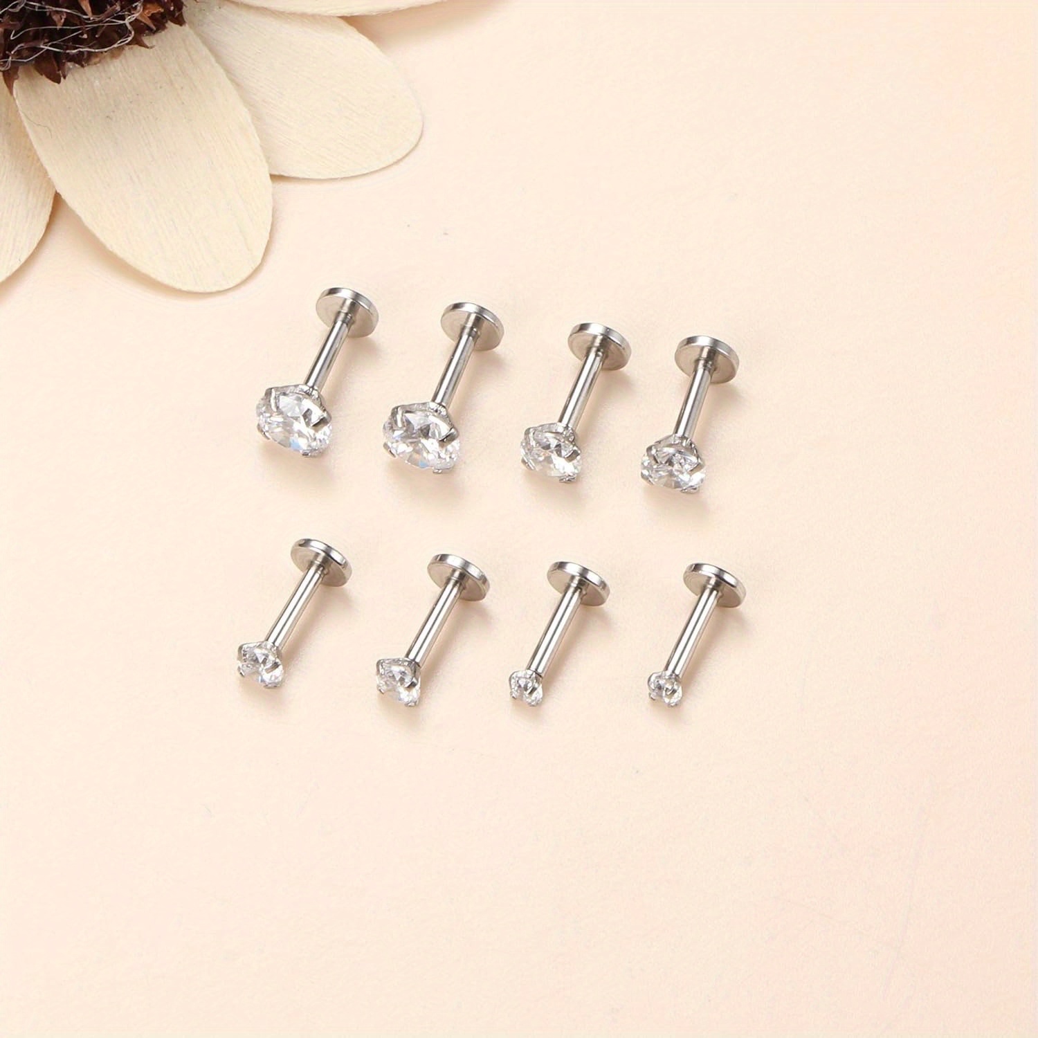 Drperfect Stainless Steel 16G  - Opal Earrings Dangle ulasan dan harga