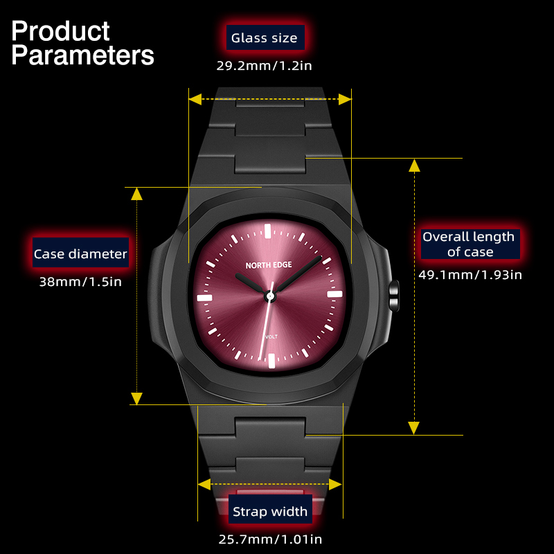 NORTH EDGE Watch for Man New V - Jewelry Box Organizer Watches ulasan dan harga