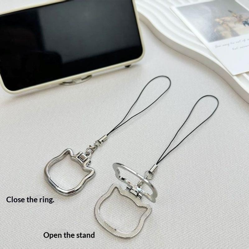 Cute Cat‑Shaped Alloy Phone La - Watches & Jewelry Lvmh ulasan dan harga