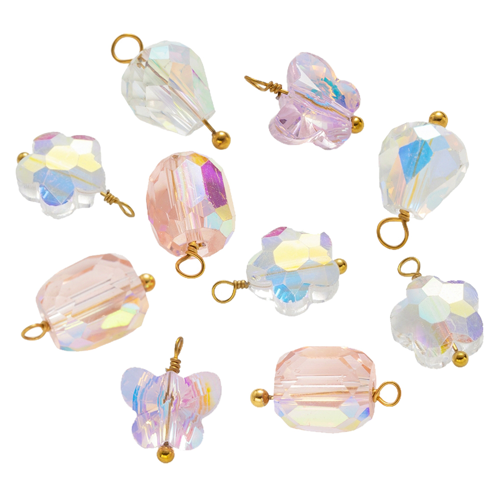 5pcs Laser Flower Butterfly Ch - Butterfly Pendant Necklace ulasan dan harga