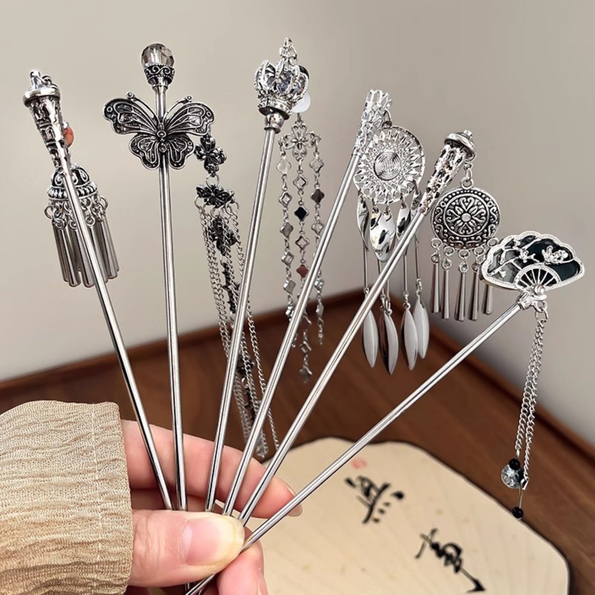 Elegant Women's Hairpin Antiqu - Shop Jewelry & Watches Near Me ulasan dan harga
