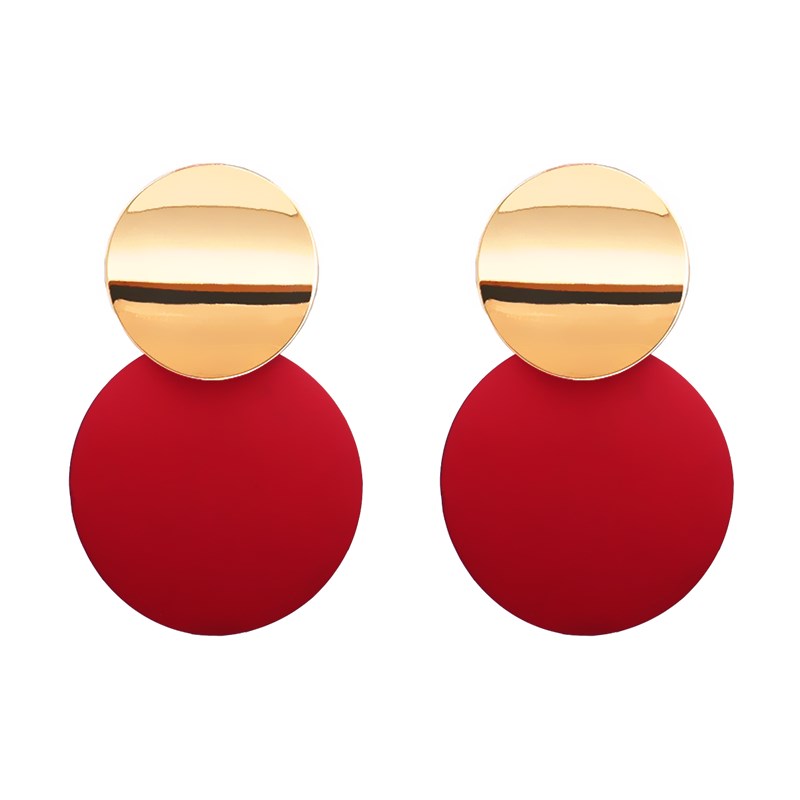 Red Color Hang Earrings for Wo - Jewelry & Watches Sp Zo O ulasan dan harga