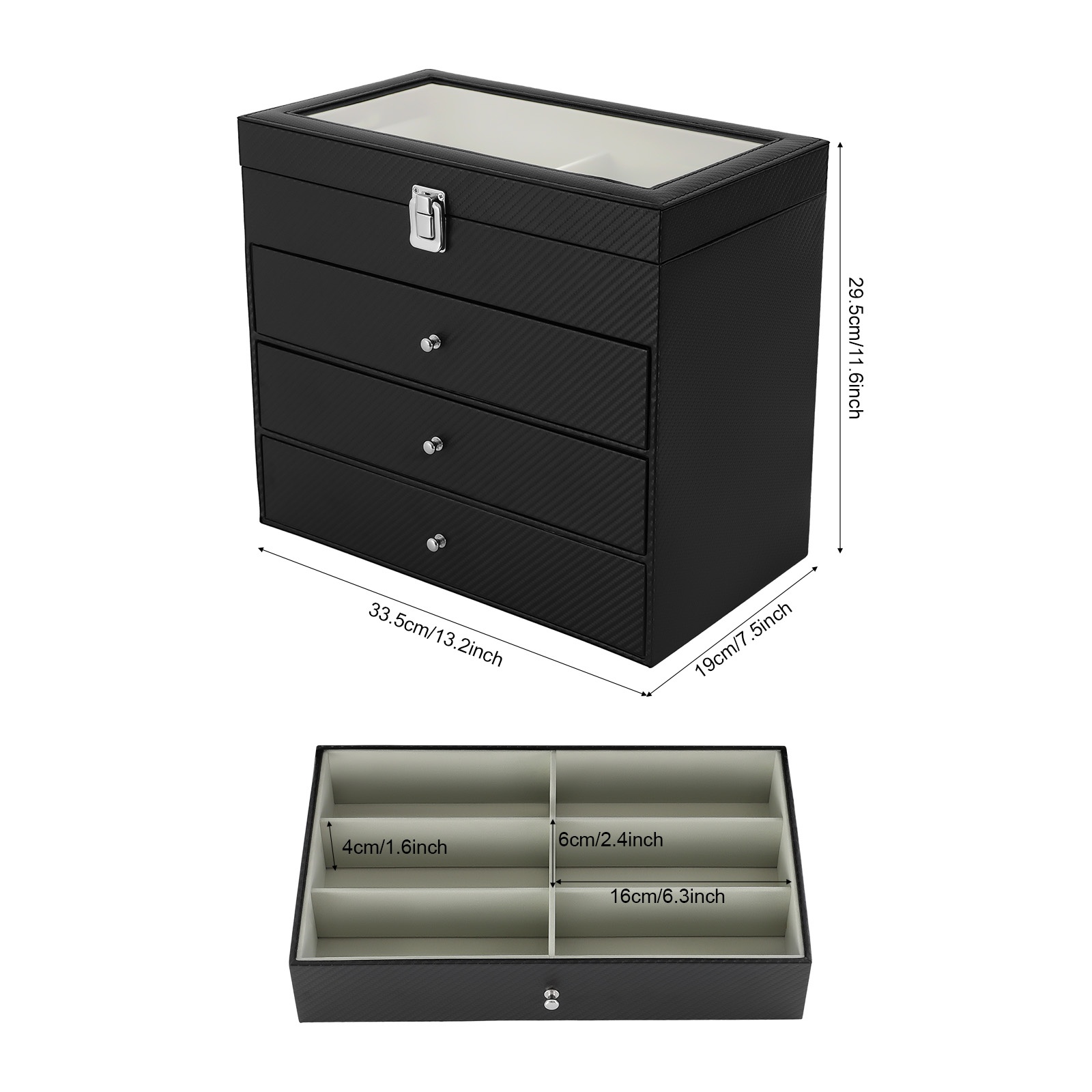 Glasses Display Box Glasses St - Jewelry Box Organizer Watches ulasan dan harga