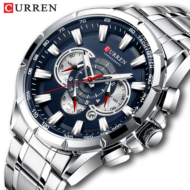 CURREN Wrist Watch Men Waterpr - Jewelry Inspired Watches ulasan dan harga