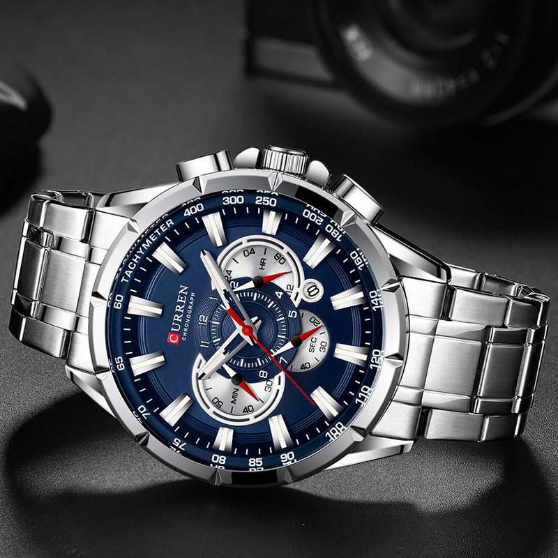 CURREN Wrist Watch Men Waterpr - Jewelry Inspired Watches ulasan dan harga