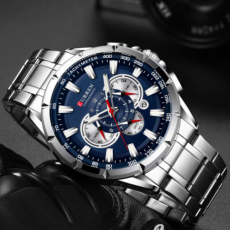 CURREN Wrist Watch Men Waterpr - Jewelry Inspired Watches ulasan dan harga
