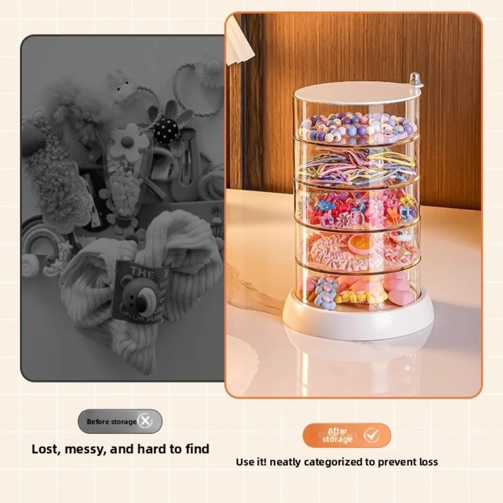 360 Rotating Clear Hair Access - Shop Jewelry & Watches Near Me ulasan dan harga