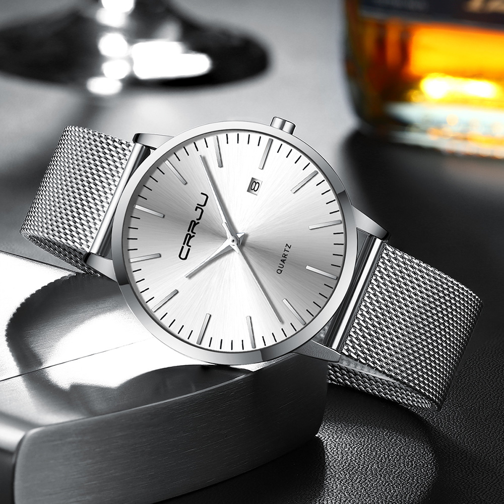 CRRJU New Fashion Mens Watches - Jewelry Inspired Watches ulasan dan harga