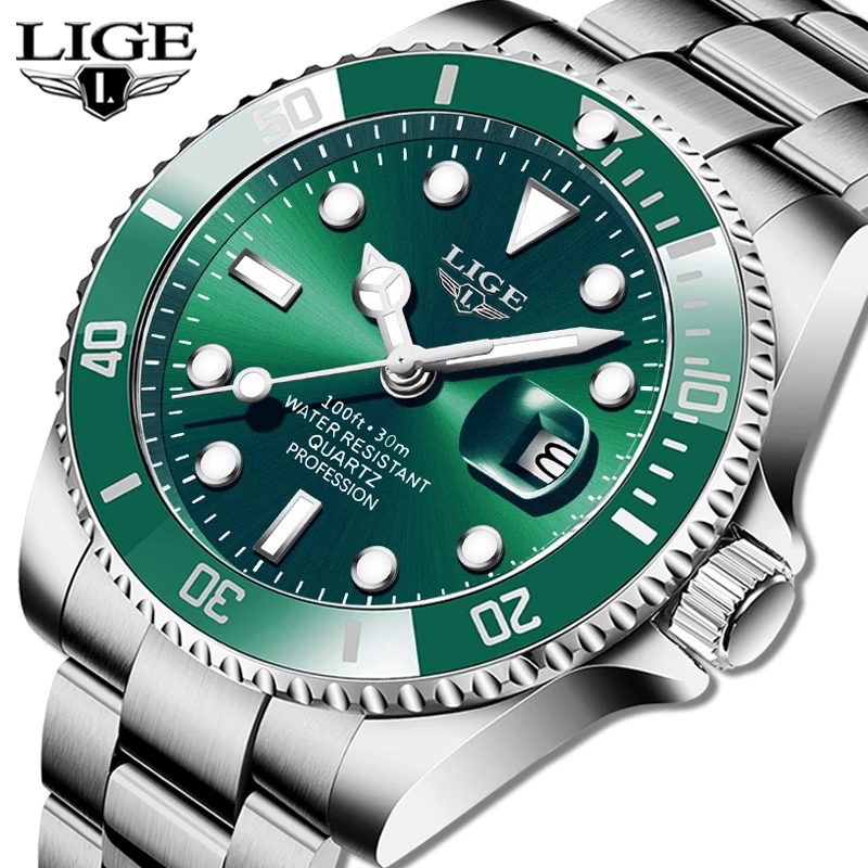 LIGE Top Brand Luxury Fashion  - Jewelry Inspired Watches ulasan dan harga