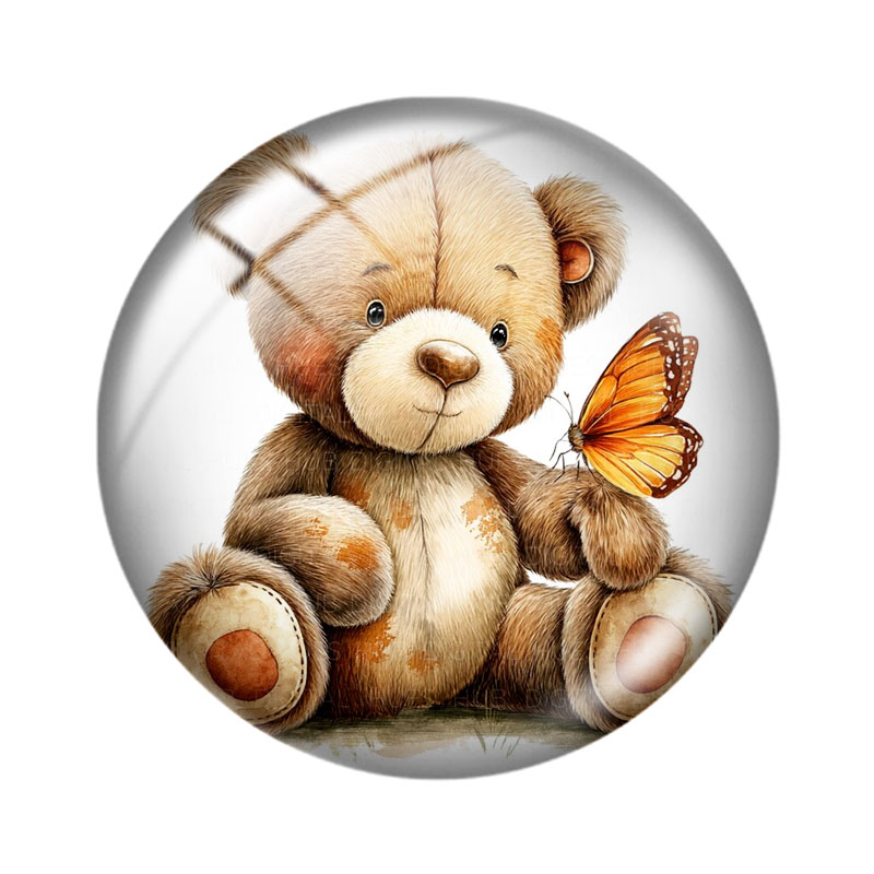 Bear Butterfly 12/18/20/25mm G - Butterfly Pendant Necklace ulasan dan harga