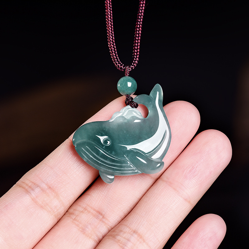 Natural Burmese Jadeite Whale  - Jewelry & Watches Sp Zo O ulasan dan harga