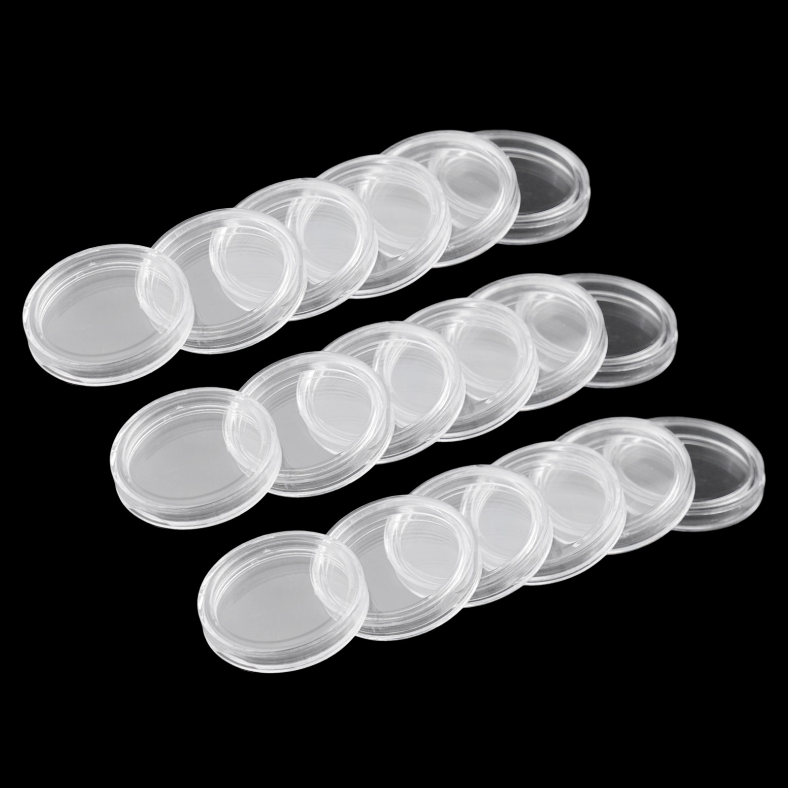 100 Pieces 23mm Clear Round Pl - Collectors Coins Jewelry & Watches Of Smithtown ulasan dan harga