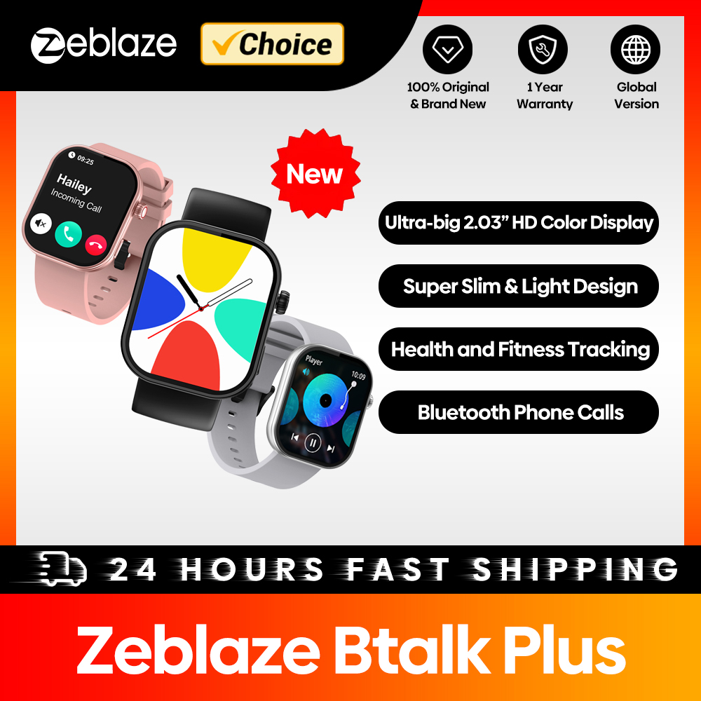 New Zeblaze Btalk Plus Voice C - Italian Jewelry Watches ulasan dan harga