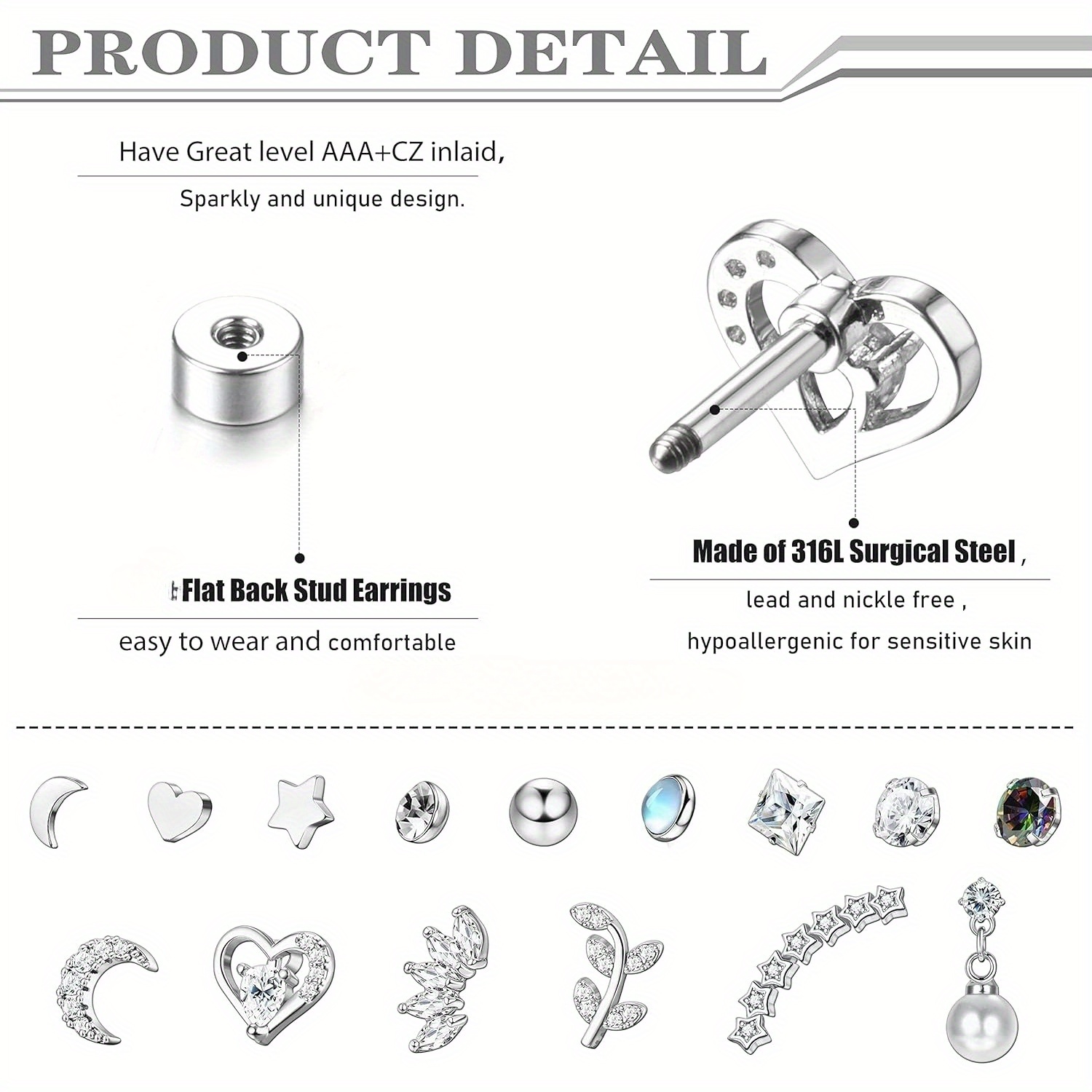 Drperfect Stainless Steel Cart - Opal Earrings Dangle ulasan dan harga