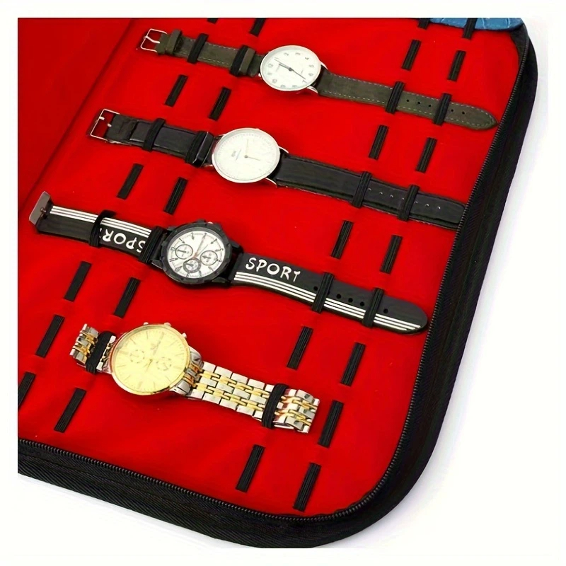 20 Slots Watch Storage Bag Con - Jewelry Box Organizer Watches ulasan dan harga