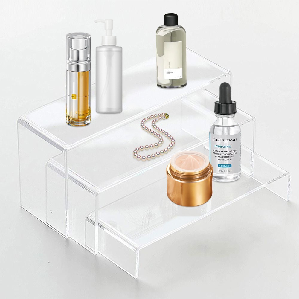 3Pc Clear Acrylic Display Stan - Shop Jewelry & Watches Near Me ulasan dan harga
