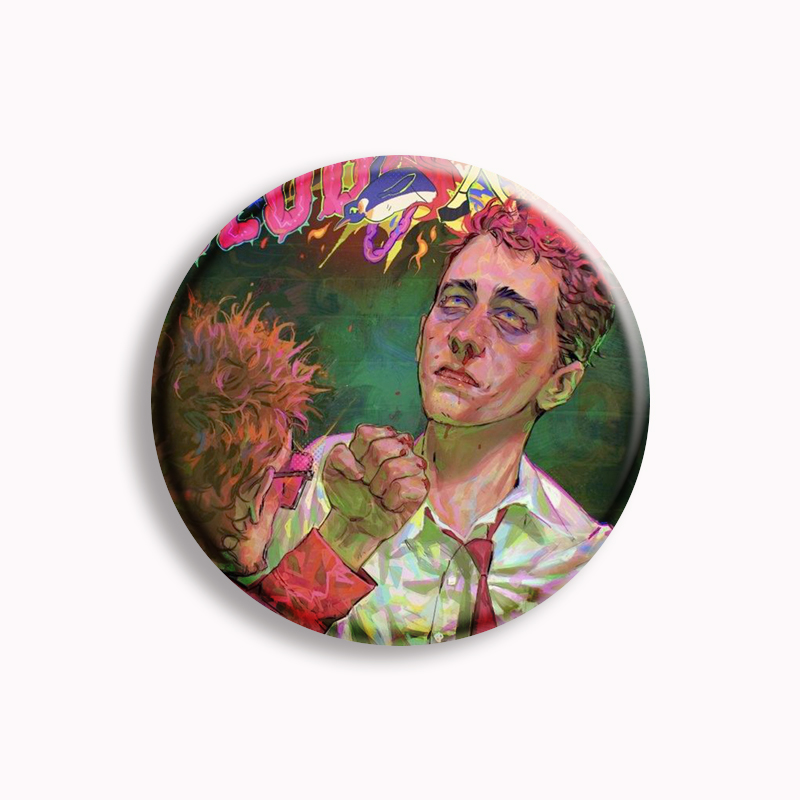 Retro Classic Movie Fight Club - Vintage Brooch Pin ulasan dan harga