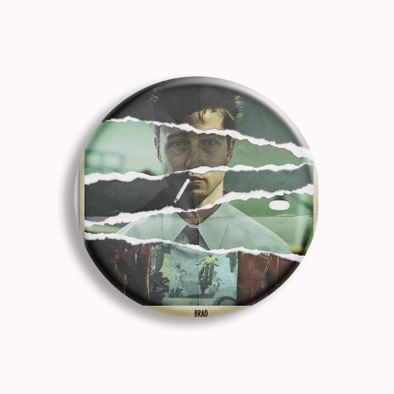 Retro Classic Movie Fight Club - Vintage Brooch Pin ulasan dan harga