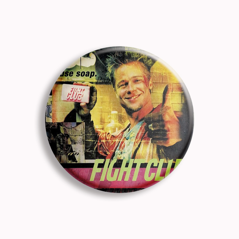Retro Classic Movie Fight Club - Vintage Brooch Pin ulasan dan harga
