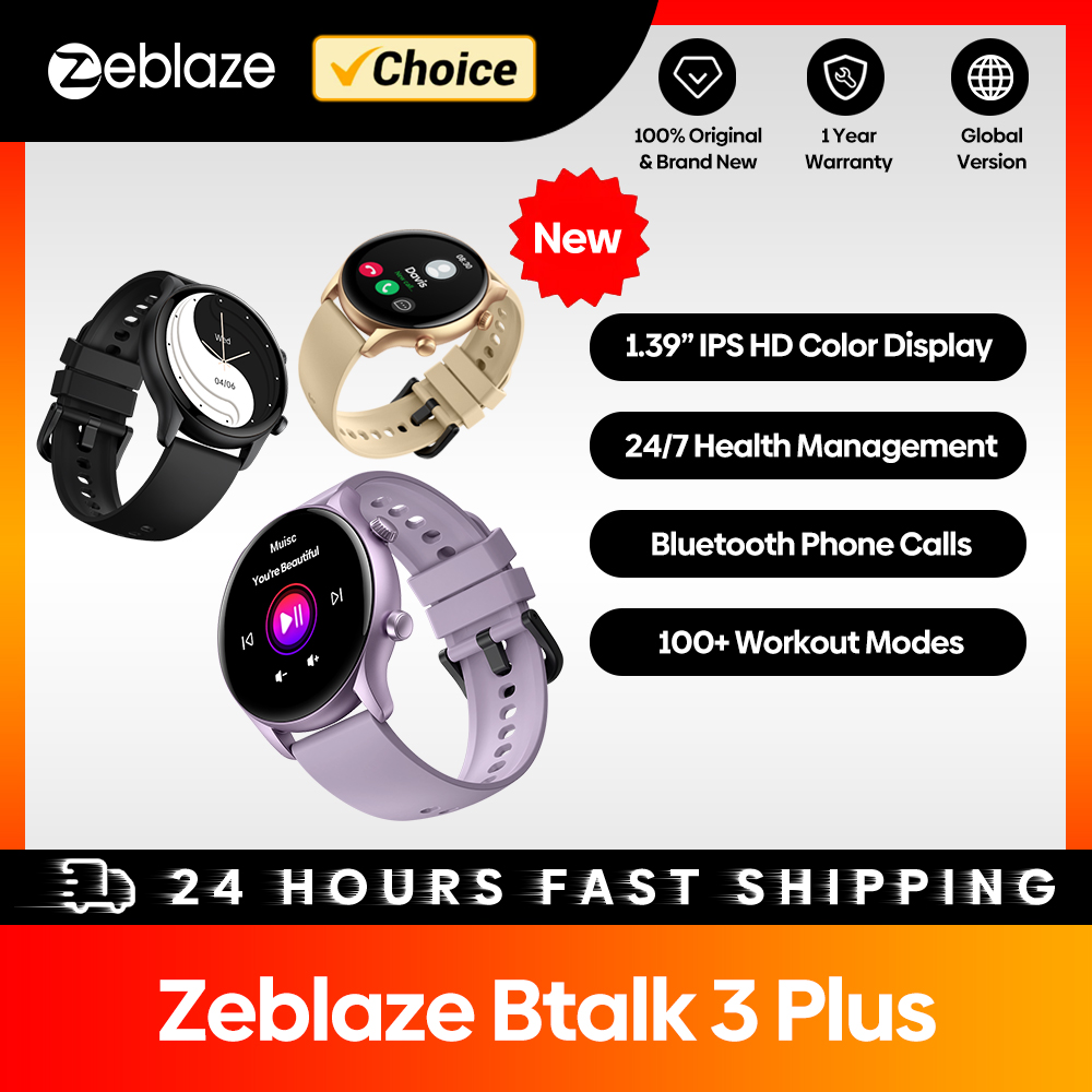 New Zeblaze Btalk 3 Plus Voice - Italian Jewelry Watches ulasan dan harga