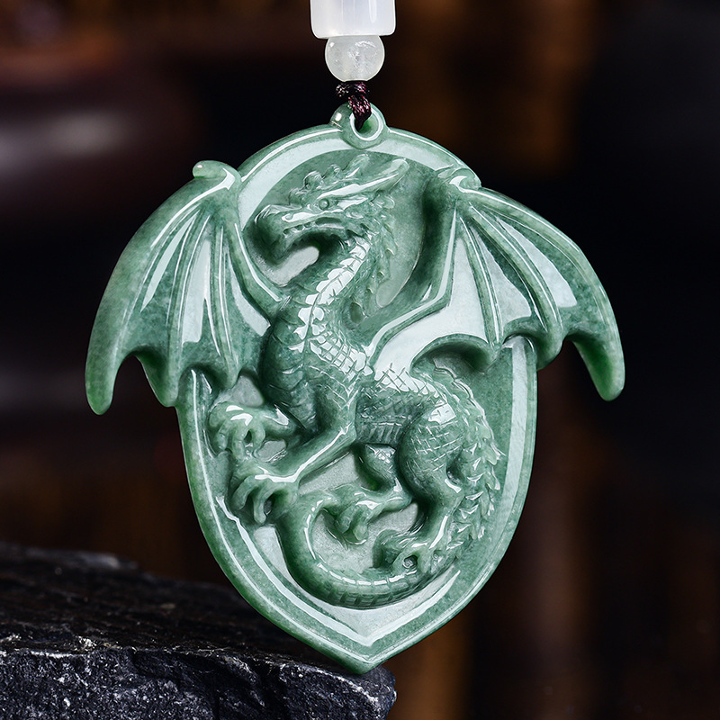 Natural Burmese Jadeite Dragon - Jewelry & Watches Sp Zo O ulasan dan harga