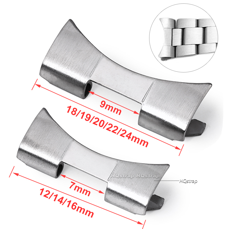 Hollow Curved End Link 20mm 22 - Jewelry Rolex Watches ulasan dan harga