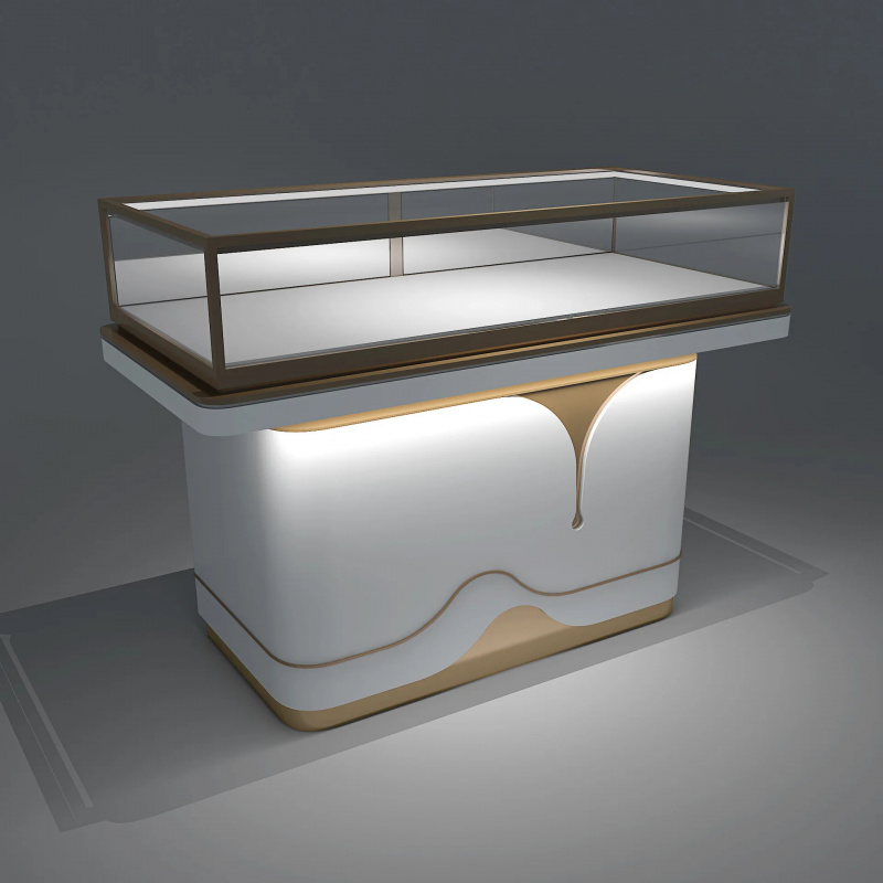 custom.Luxury Modern MDF Wood  - Shop Jewelry & Watches Near Me ulasan dan harga