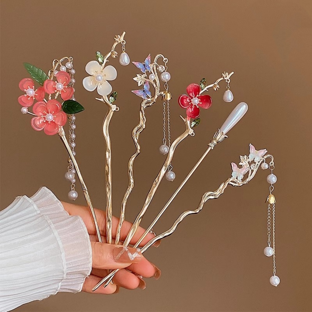 2025 New Flower Hairpin For Wo - Shop Jewelry & Watches Near Me ulasan dan harga