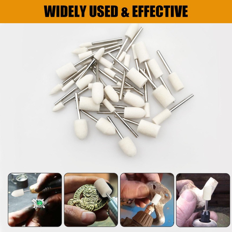 36Pcs/Set Wool Felt Polishing  - Jewelry For Watches ulasan dan harga