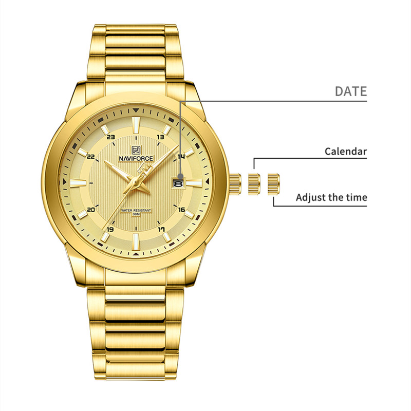 2024 Top Brand NAVIFORCE Mens  - Jewelry Inspired Watches ulasan dan harga