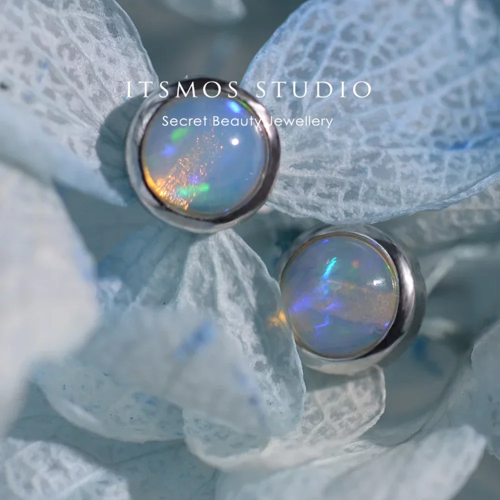 ITSMOS Natural Gemstone Opal 6 - Opal Earrings Dangle ulasan dan harga