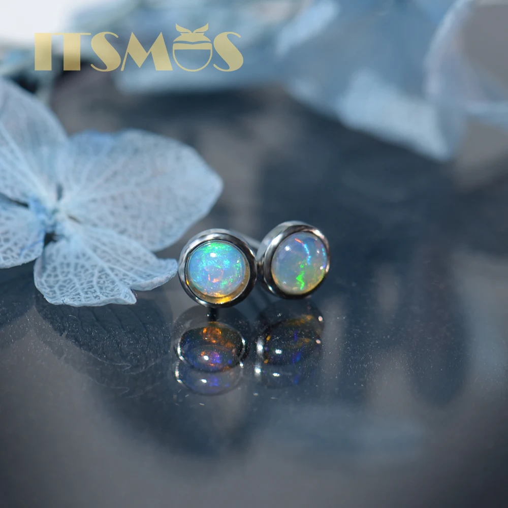 ITSMOS Natural Gemstone Opal 6 - Opal Earrings Dangle ulasan dan harga