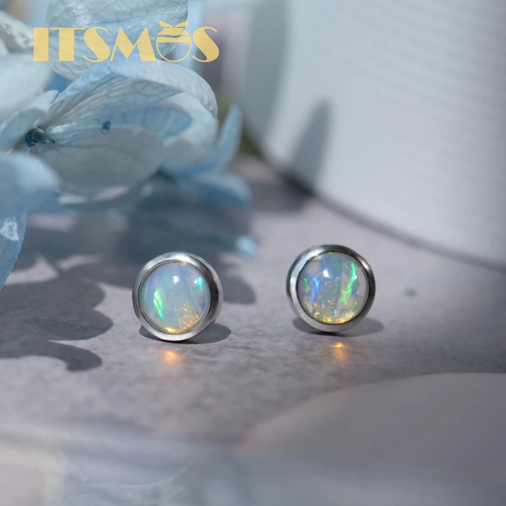 ITSMOS Natural Gemstone Opal 6 - Opal Earrings Dangle ulasan dan harga
